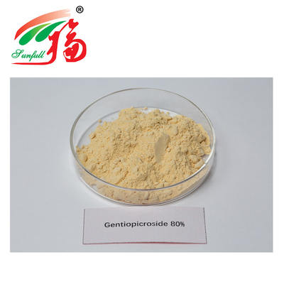 자연적 80% 젠틸오피이크로사이드 큰 잎이 있는 용담 추출물 CAS 20831-76-9
