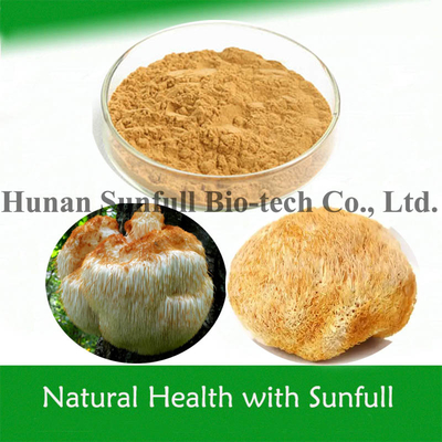 유기농 Hericium Erinaceus 파우더 건강 식품용 사자 껍질 추출물